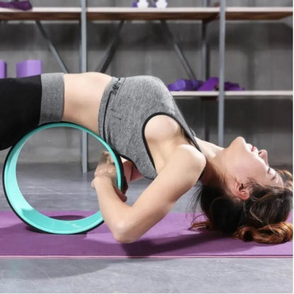 Muscle Massage Yoga Wheel Multi-Functional Back Training Back Training Roller Training Tool Waist Training Pilates Ring Home Gym